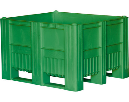 Пластиковый контейнер Big Box 1200х1000х740 мм сплошной на полозьях фото 4