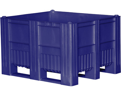 Пластиковый контейнер Big Box 1200х1000х740 мм сплошной на полозьях 